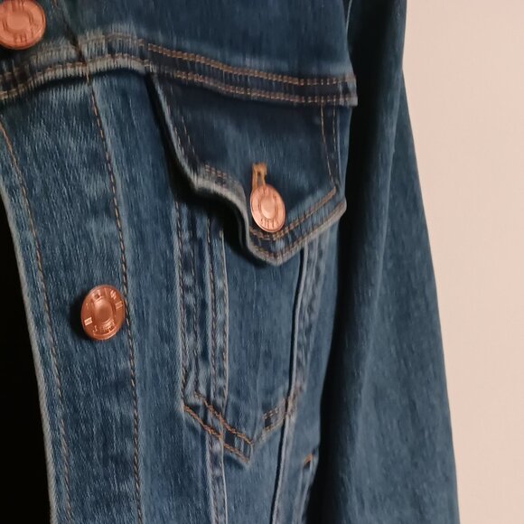 Great Condition J. Crew Jeans Denim Jacket Size M - Picture 5 of 6